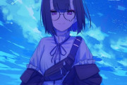 【FGO】最高の夜空を見せてくれる現代私服の酒呑ちゃんイラスト！！　丸メガネの酒呑ちゃん好きすぎる///////