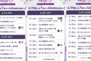【悲報】46時間TV、乃木坂電視台以外で面白そうな企画が1つもない…