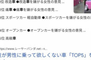 【悲報】女さん「改造車乗るな痛車乗るなスポーツカー乗るな軽乗るなオープンカー乗るな高級車乗るな」