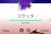 【ポケモンGO】シャドウ100爆誕！でもコラッタ！これでも羨ましい？