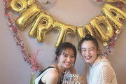新山千春さん 、長女・もあさん１４歳誕生日２ショットで祝福　“手作りスイカケーキ”も披露