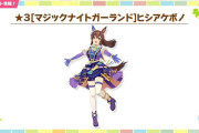 【ウマ娘】★3育成ウマ娘別衣装「ヒシアケボノ」は先行・短距離マイル特化で、鍔迫り合い進化持ち！癖がなく汎用性が高くて無難に強そう。
