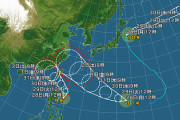【進路変更】米国予報「最強台風が中国に突っ込む」