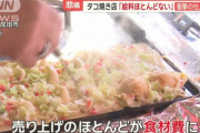 【悲報】たこ焼き屋さん、全然儲かっていなかった