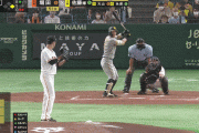 巨人０ー３阪神　３回表　佐藤輝明　第18号2ランホームラン