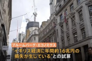 ??「我が代表堂々退場す！」→年間16兆円の損失、EUに戻りたいと咽び泣く