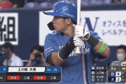 【ドラ9】上川畑大悟 .283(226-64) 2本 13打点 OPS.691 UZR+4.8 WAR2.0