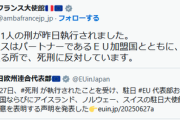 【速報】欧州連合の各国が一斉に日本に内政干渉　フランスも声明発表