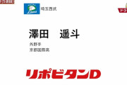 西武育成ドラ５澤田遥斗「甲子園優勝メンバーの３番打者」