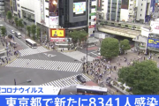 東京のコロナ感染 8341人 ← いつのまにかやばい事になってないか？