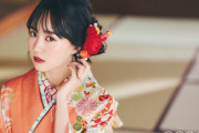 振り袖姿の賀喜遥香ちゃんが色っぽい…【乃木坂46】