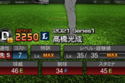 【プロスピA】規定3点台なのに松本・今井以下の髙橋光成って…