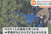 【速報】松戸女児が河川敷の土手を上る様子がドライブレコーダーに映っていた模様