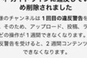 ガーシー、当選直後にYouTubeから警告受け1週間投稿禁止ｗｗ 「ええ加減にせー」祝勝配信ストップ