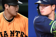 村上と大山と牧と岡本と中田の成績