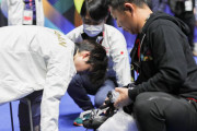 宇野昌磨が公式練習中に転倒、途中で切り上げ　世界フィギュア