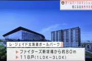 北海道ボールパークFビレッジ内のマンション、1LDK3400万円の格安スタートで争奪戦に