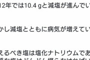 「塩化ナトリウムは身体に悪い！天然の塩を食べましょう」運動が広がる。 #速報