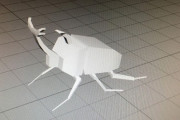 3DCGでカブトムシのモデリングしたったｗｗｗ → 他の虫も作った結果ｗｗｗ（※画像あり）