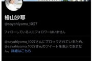 【悲報】檜山沙耶さん、ファンにガチギレ。エゴサしてブロックを披露