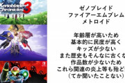 【画像】Twitter民「任天堂各作品の『民度の高さ』をまとめてみたw」→結果ｗｗｗｗ