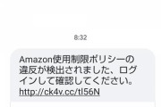 【悲報】ワイジ、アマゾンのフィッシング詐欺に引っかかりかかる