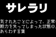 最近ネットで「サレラリ」という言葉を知った　まさにその状態になった