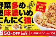 松屋の二郎丼どうなの？
