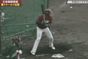 【動画】巨人・オコエ瑠偉、フリーでレフト上段に１４０ｍ弾！