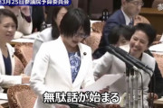 反日蓮舫、質疑議員のすぐ後ろで私語大笑い 森ハラスメン子は武漢コロナお悔やみの場面でグッドポーズ