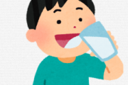 食事中に水を飲む人と飲まない人の差←これ