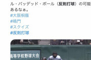 大阪桐蔭のスクイズが反則打球では？と物議