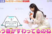 【動画】松村沙友理、キャラクターパネルに母性爆発“子りんご”同様にあやす　auエネルギー＆ライフ 新サービス『au でんち』PR発表会
