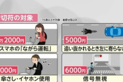 自転車、歩道を走ったら罰金6000円、イヤホンつけて運転6000円、スマホながら運転12000円 来年4月から