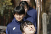 【画像】福島の聖火ランナーのJC(14)がお前ら好みで中々可愛いと俺の中で話題