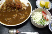 このくらいのギリギリ太りそうなカレーセット