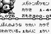 初代ポケモンから謎のポケモンのデータ
