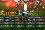 【プロスピA】柳田の弾道は実際ラインドライブじゃね？