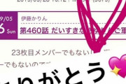 泣ける・・・伊藤かりんちゃん、ブログ画像に感謝を込める・・・・・・