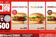 【朗報】バーガーキングさん、またまた神キャンペーンを始めてしまうｗｗｗｗｗｗｗｗｗ