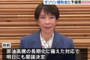 【ガソリン補助】8000億円　政府が予備費で、24日にも決定 ！！