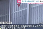 名阪国道を自転車が走行、声をかけると殺人未遂容疑の男と判明