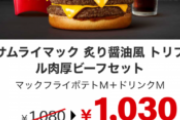 【画像】マクドナルドの値段、ついに超えちゃいけないラインを超えてしまうｗｗｗｗｗｗ