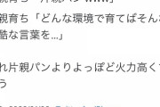片親育ち「片親パンwww」両親育ち「どんな環境で育てばそんな残酷な言葉を…」