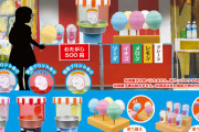 「綿菓子」と「綿菓子機」がガチャフィギュアになって登場！「綿菓子ますこっと」