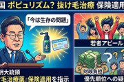 【速報】韓国大統領「抜け毛は生存の問題」　治療を保険適用対象検討を支持※財政負担が大きいのであれば保険適用回数に制限も