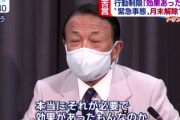 麻生太郎｢人流増えてるけどコロナ感染者が減った｡感染症の専門家とは何だったのかw｣