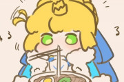 【FGO】うどんを食べるミニ我が王！！　ミニサイズうどん可愛いなw