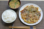 白米+お好み焼き→? 白米+たこ焼き→?