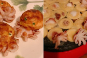 海外「日本人がタコ型のタコ焼きを作ってるんだけど・・・」